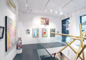 Glod Art - Exhibition and Cooperation with Solebox Art Space in Vienna. A view on the Vaccine Artwork Series.