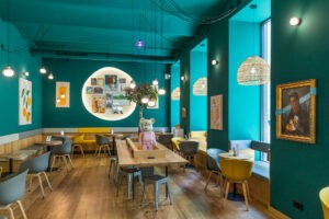 Glod - Cooperation with Rauch Juice Bar, at Neubaugasse in Vienna, 2021